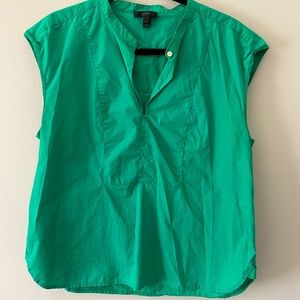 MOVING SALE! OBO!! J crew Cap-sleeve top in cotton poplin